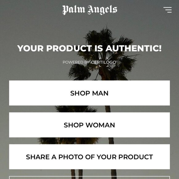 Palm Angels Curved Logo Swim Shorts Size S NEW - Picture 9 of 11